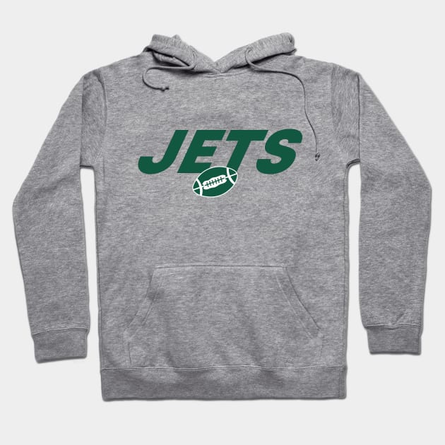 NY JETS football in green Hoodie by Sleepless in NY